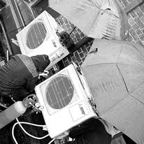 Pose multi-split en toiture